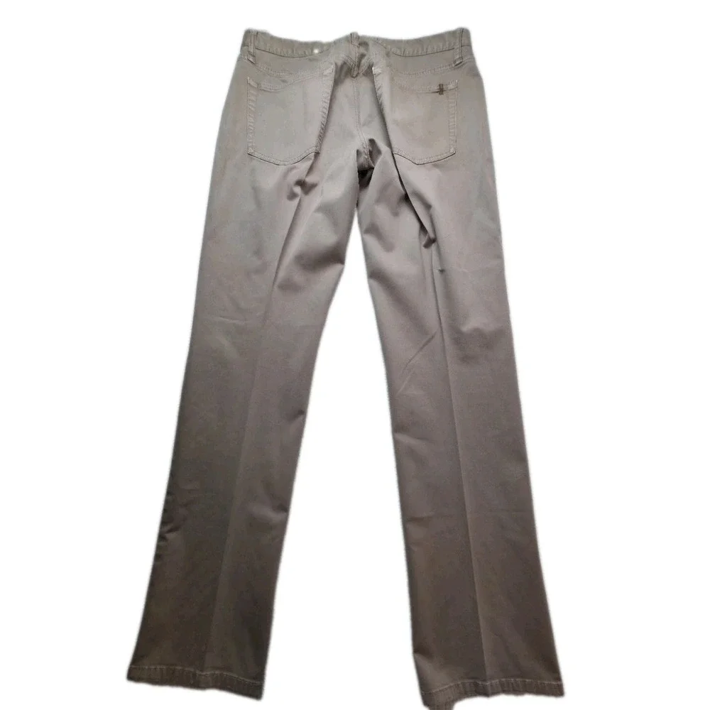 Joes Jeans Brixton Straight Narrow Beige Khaki Pants Mens 36 Stretch Cotton